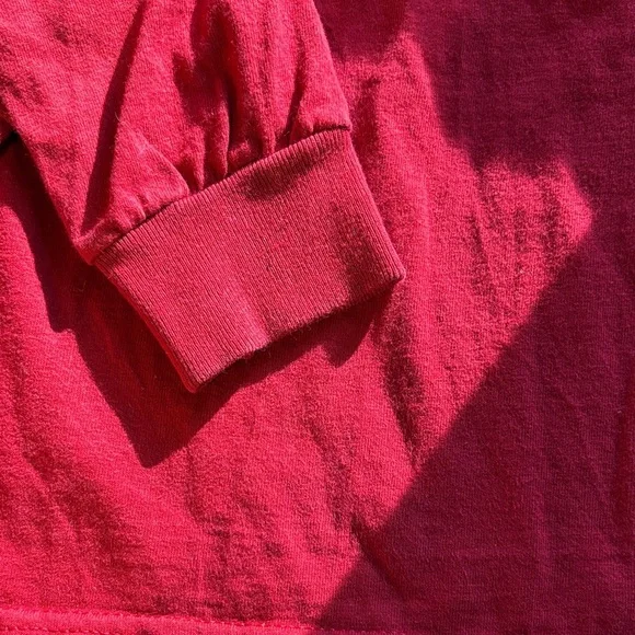 Fruit of the Loom Kids Red Long Sleeve Tee - Picture 4 of 4